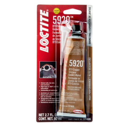 LOCTITE RTV 5920 Copper Silicone Gasket Maker 80ml Tube Part # MC37466