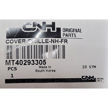 New Holland Panel Part # MT40293305 - New Holland Rochester
