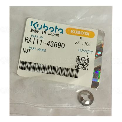 Kubota Nut Part # RA111-43690