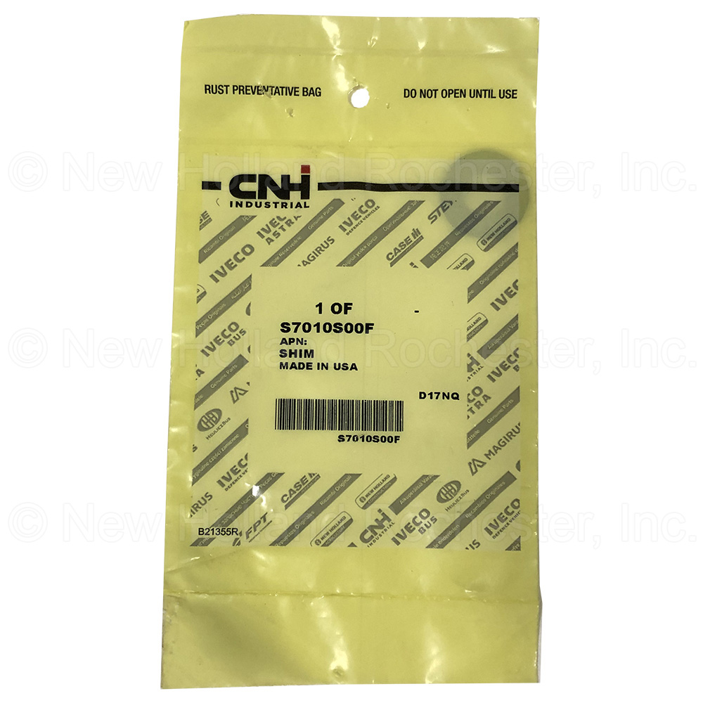 New Holland Shim Part # S7010S00F - Image 3