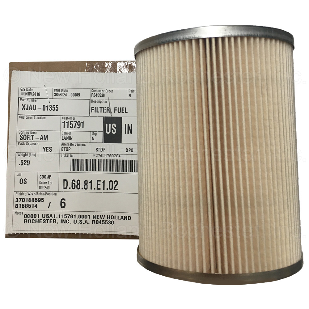 New Holland Fuel Filter Part # XJAU-01355