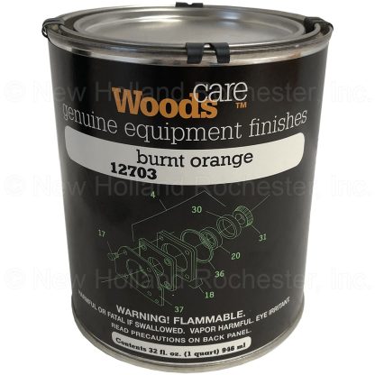 Woods Burnt Orange Paint 1 Qt Part # 12703