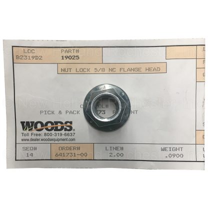 Woods 5/8" Lock Nut Part # 19025