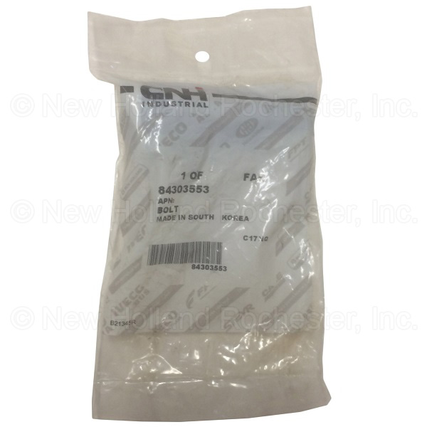 New Holland Bolt Part # 84303553 - Image 2