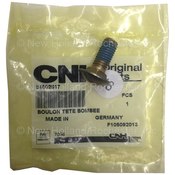 New Holland Carriage Bolt Part # 84602817