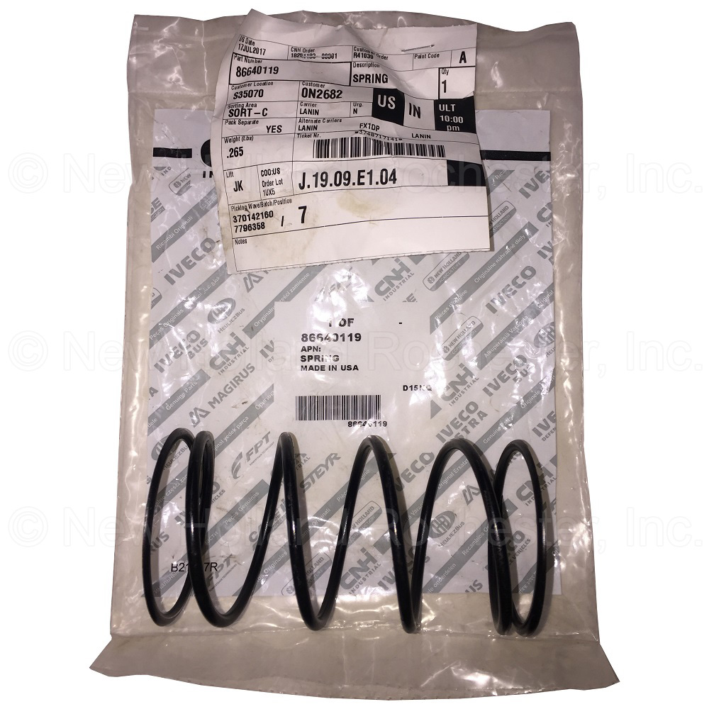 New Holland Spring Part # 86640119