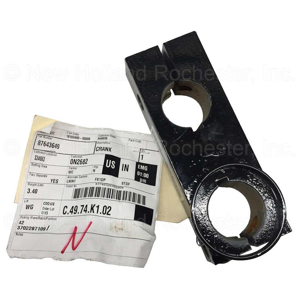 New Holland Crank Part # 87643649