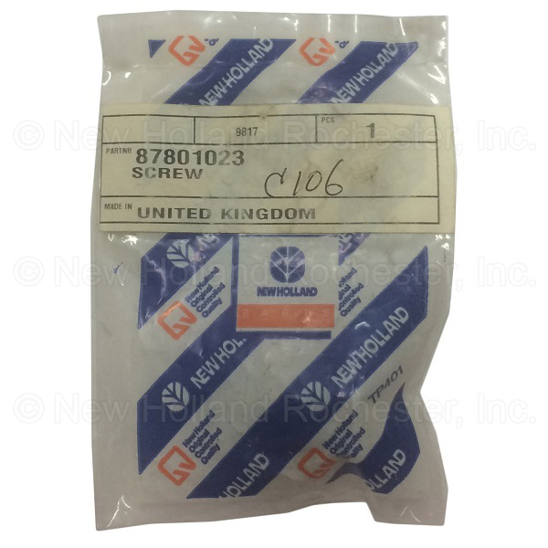 New Holland Bolt Part # 87801023 - Image 2
