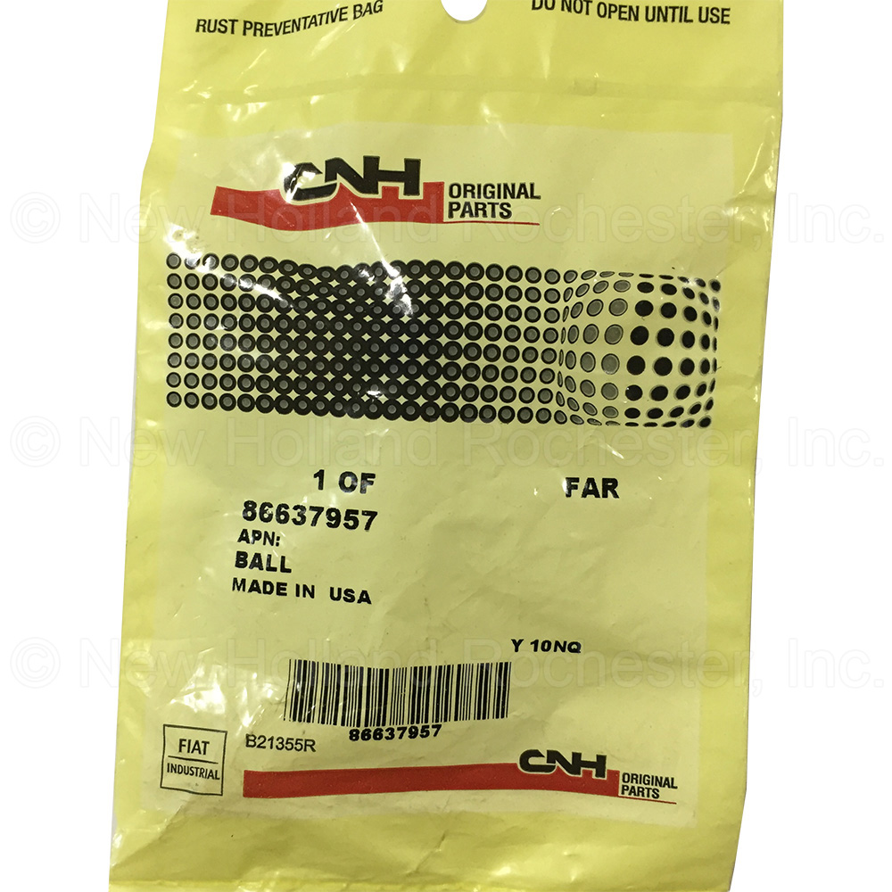 New Holland Ball Part # 86637957 - Image 2