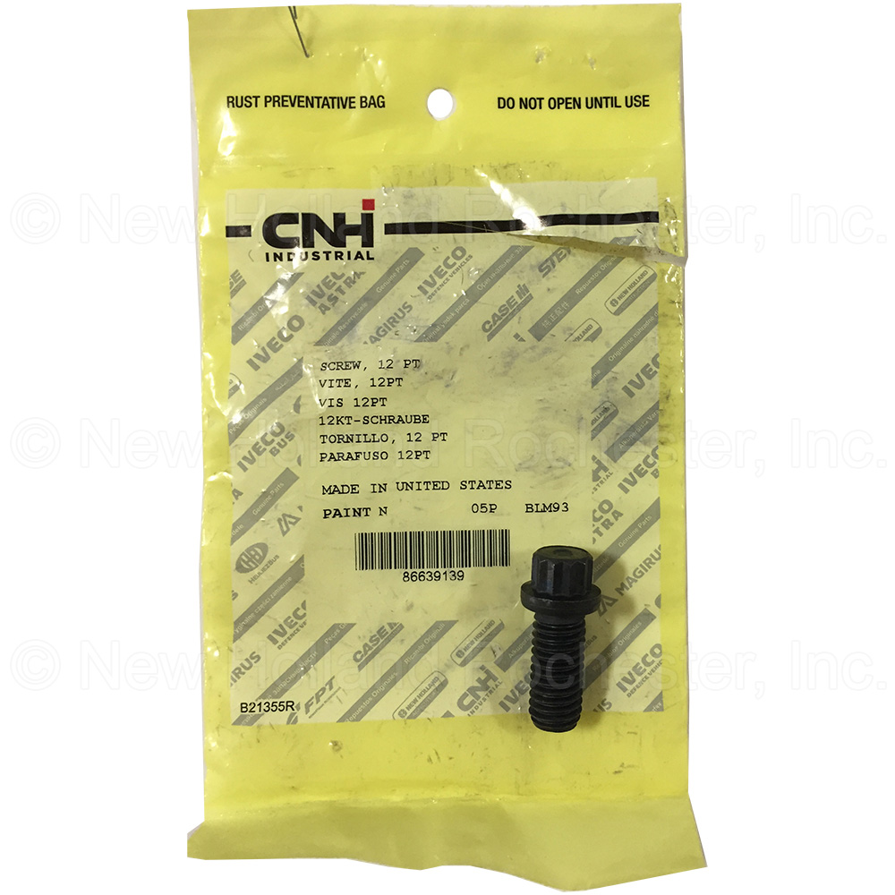 New Holland Screw Part # 86639139