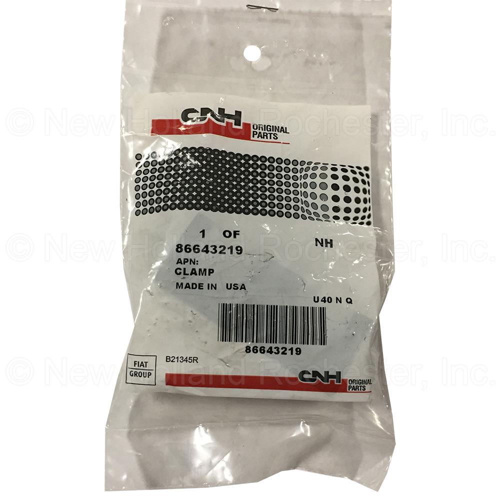 New Holland Clamp Part # 86643219 - Image 2