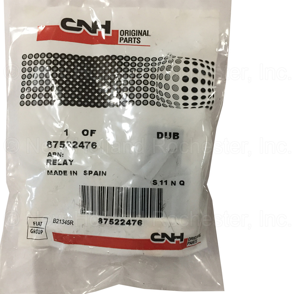 New Holland Relay Part # 87522476 - Image 2