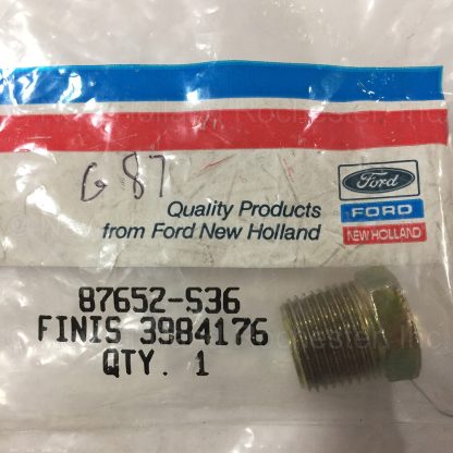 New Holland Plug Part # 87652S36