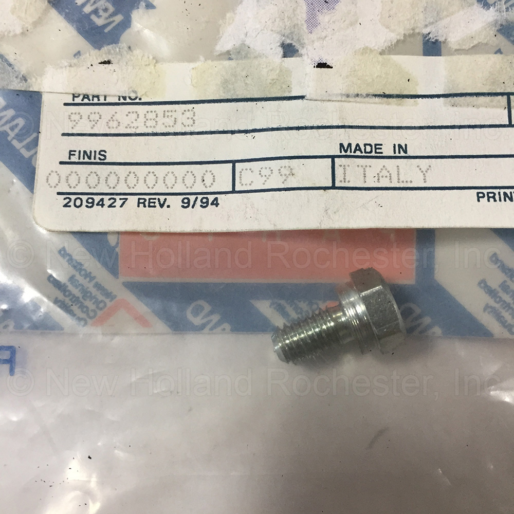 New Holland Screw Part # 9962853