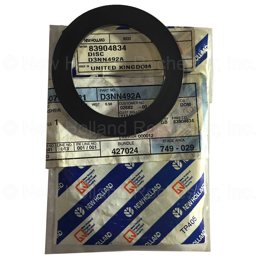 New Holland Thrust Washer Part # D3NN492A