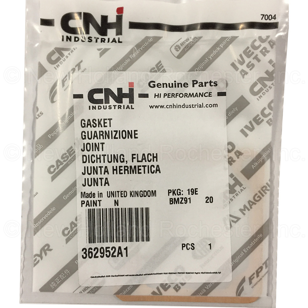 New Holland Gasket Part # 362952A1 - Image 2