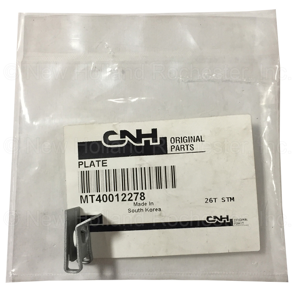 New Holland Plate Part # MT40012278 - Image 2