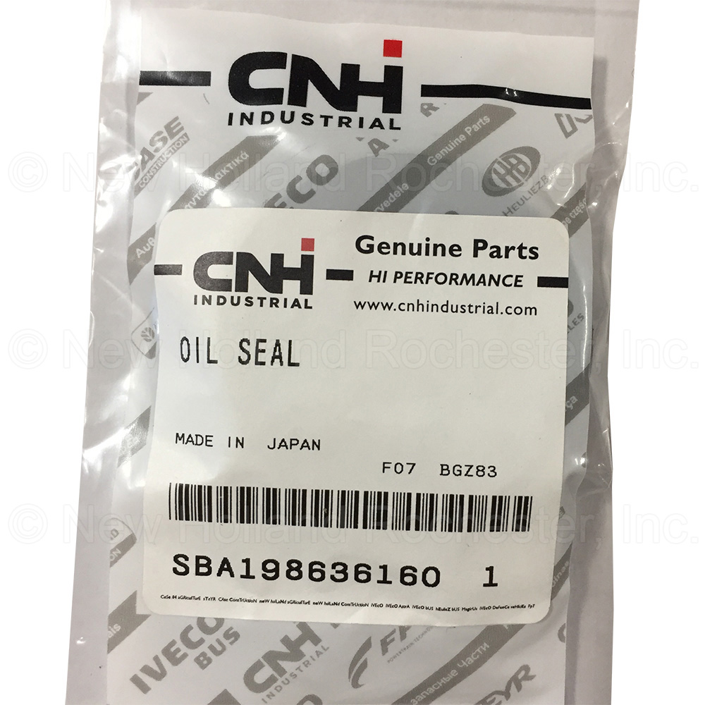 New Holland Seal Part # SBA198636160 - Image 2