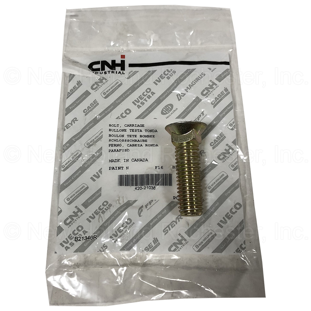 New Holland Carriage Bolt Part # 420-21036