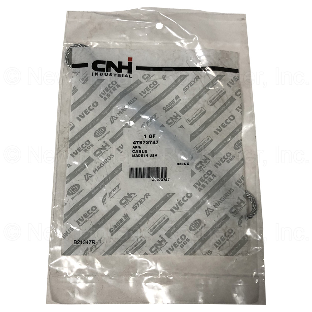 New Holland Cable Part # 47973747 - Image 3