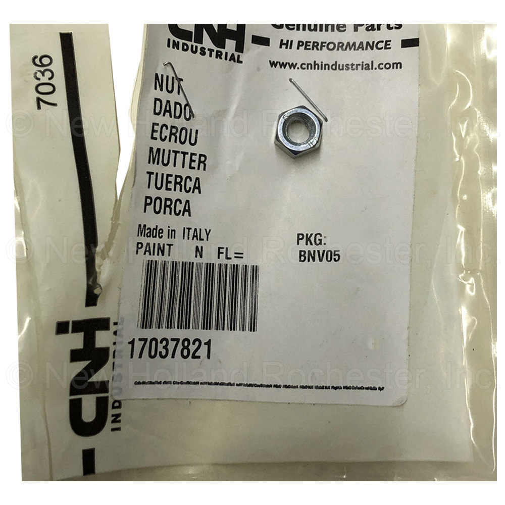 New Holland Nut Part # 17037821