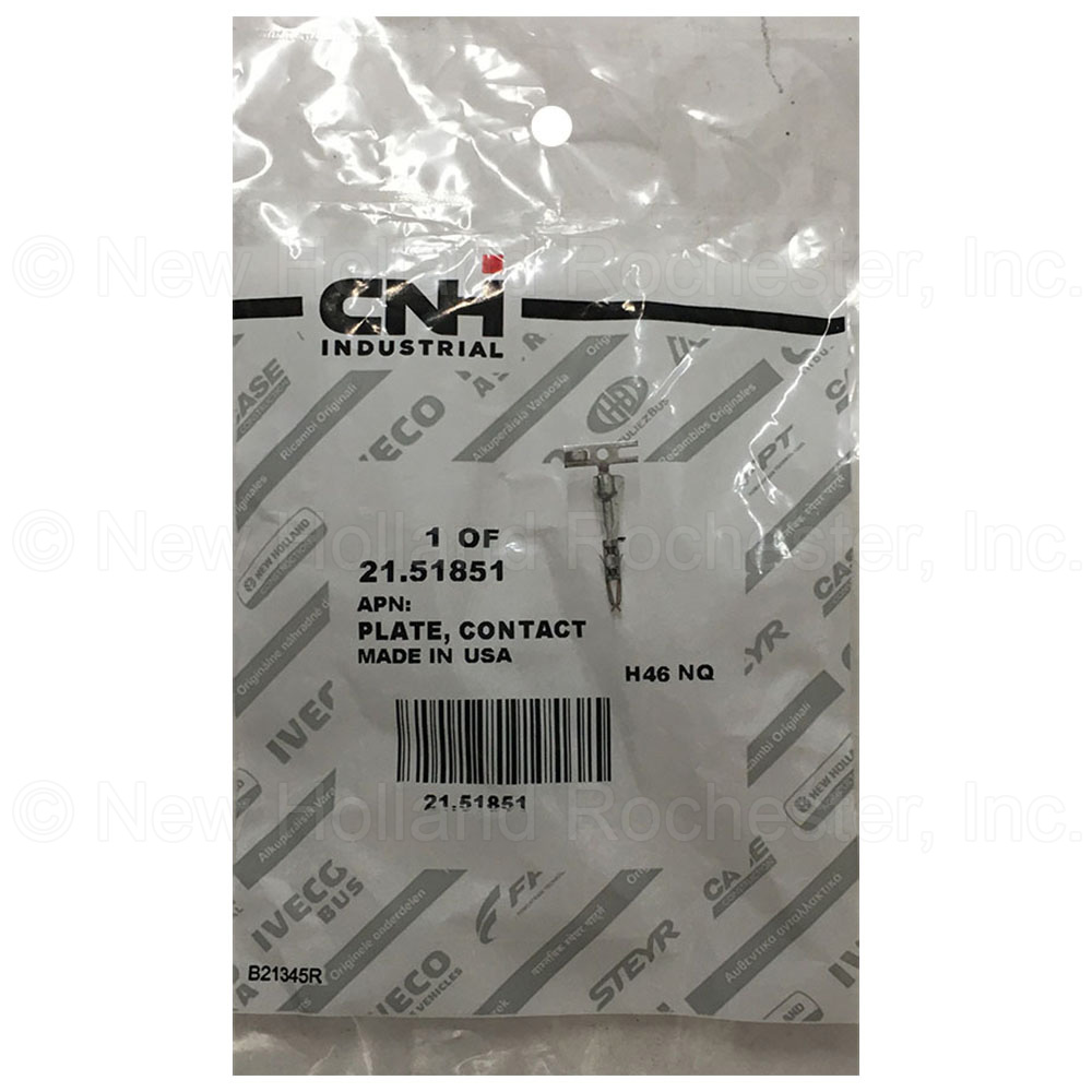 New Holland Contact Plate Part # 21.51851