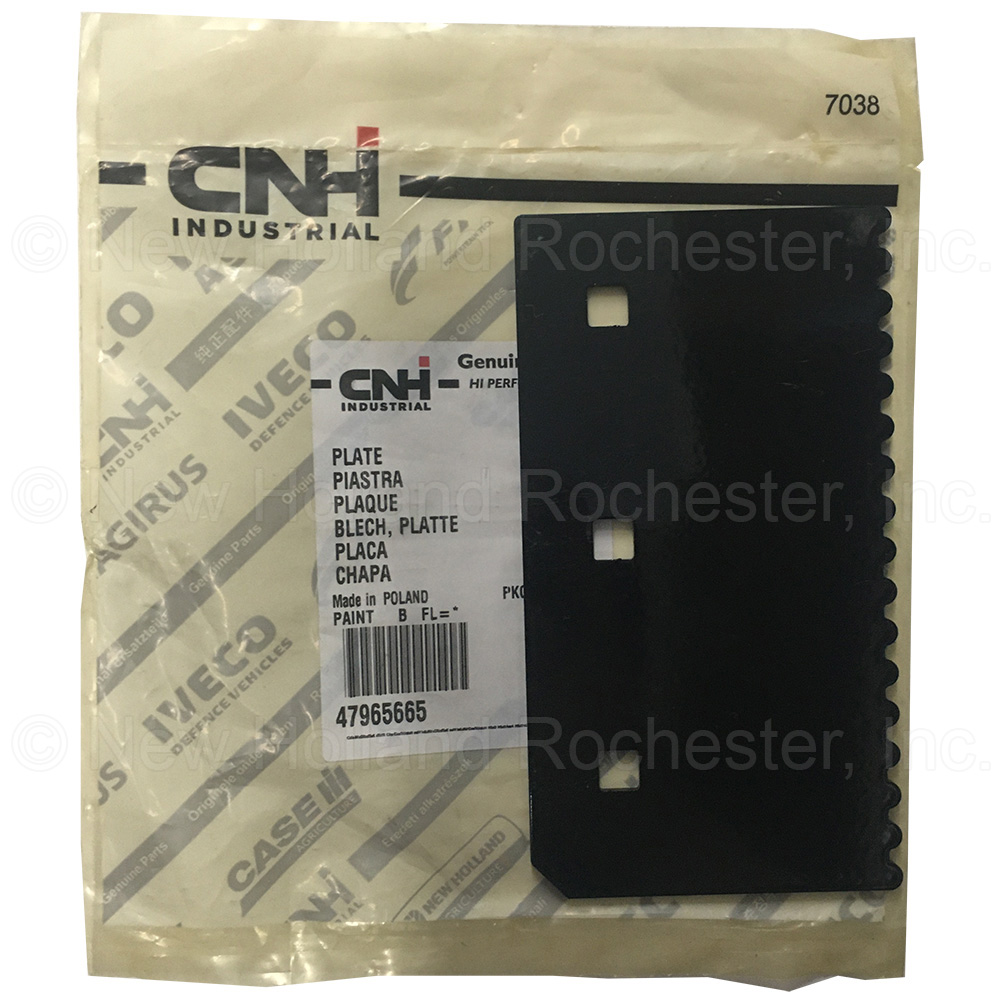 New Holland Plate Part # 47965665