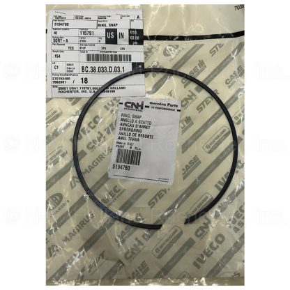 New Holland Snap Ring Part # 5194760