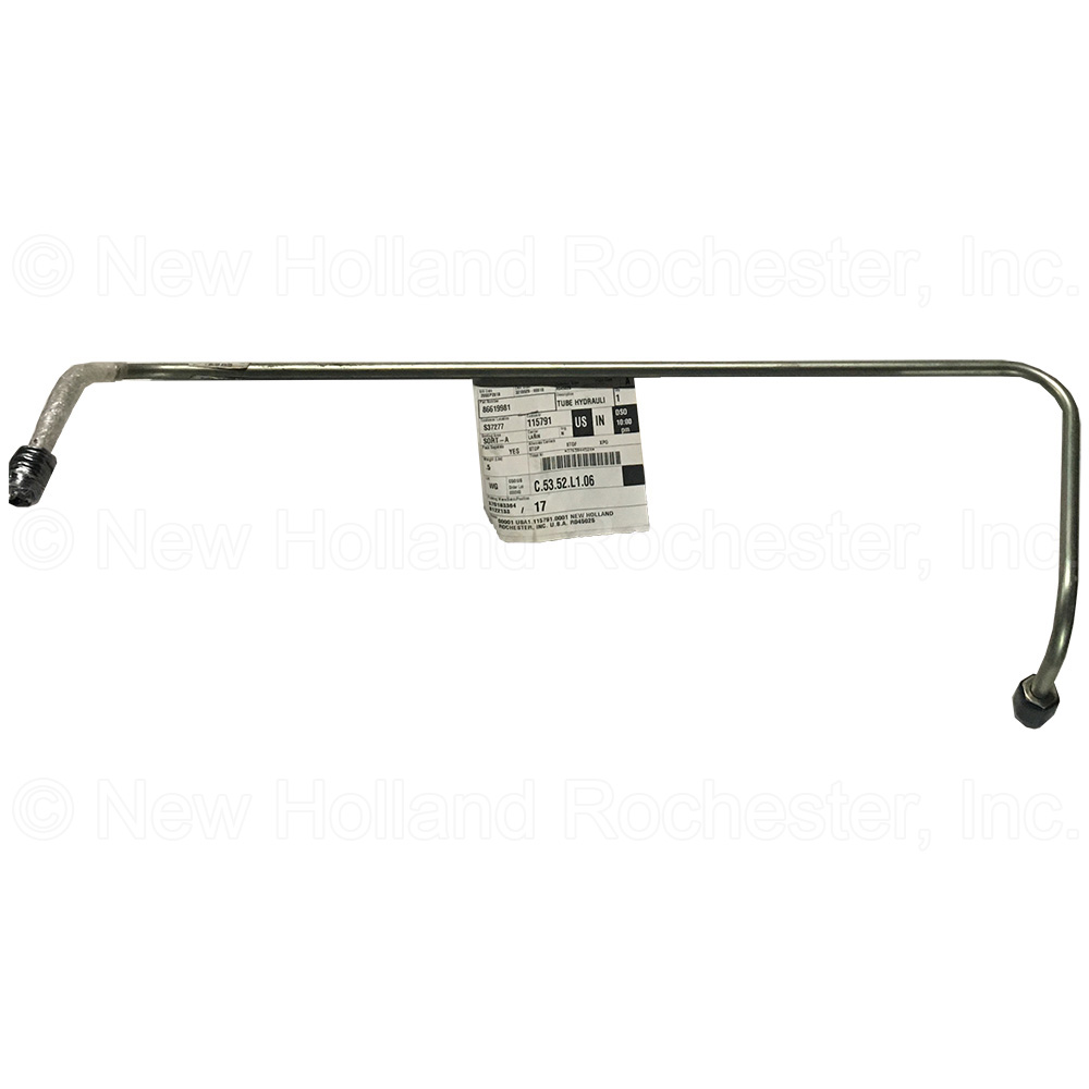 New Holland Hydraulic Tube Part # 86619981