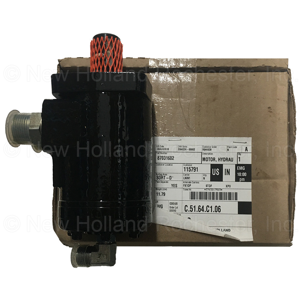 New Holland Hydraulic Motor Part # 87031602