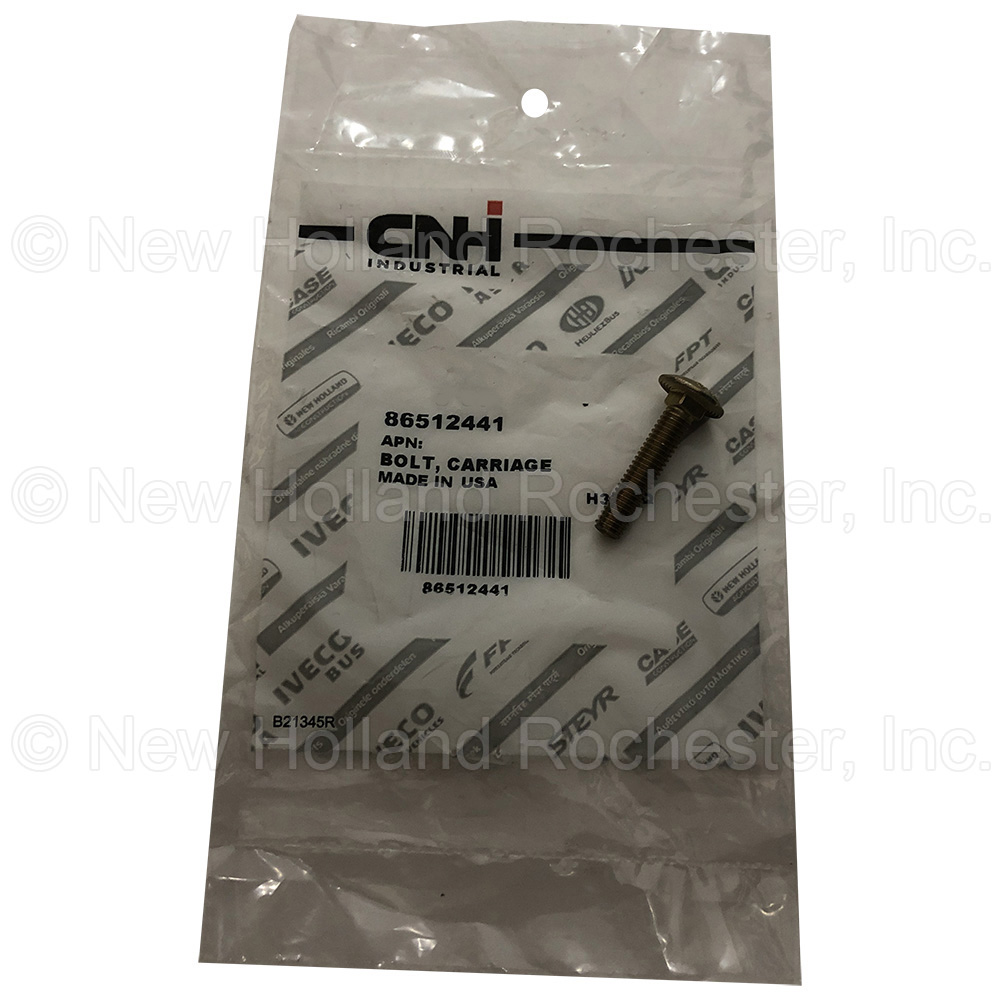 New Holland Carriage Bolt Part # 86512441