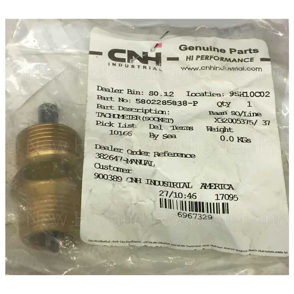 New Holland Tachometer Part # 5802285838