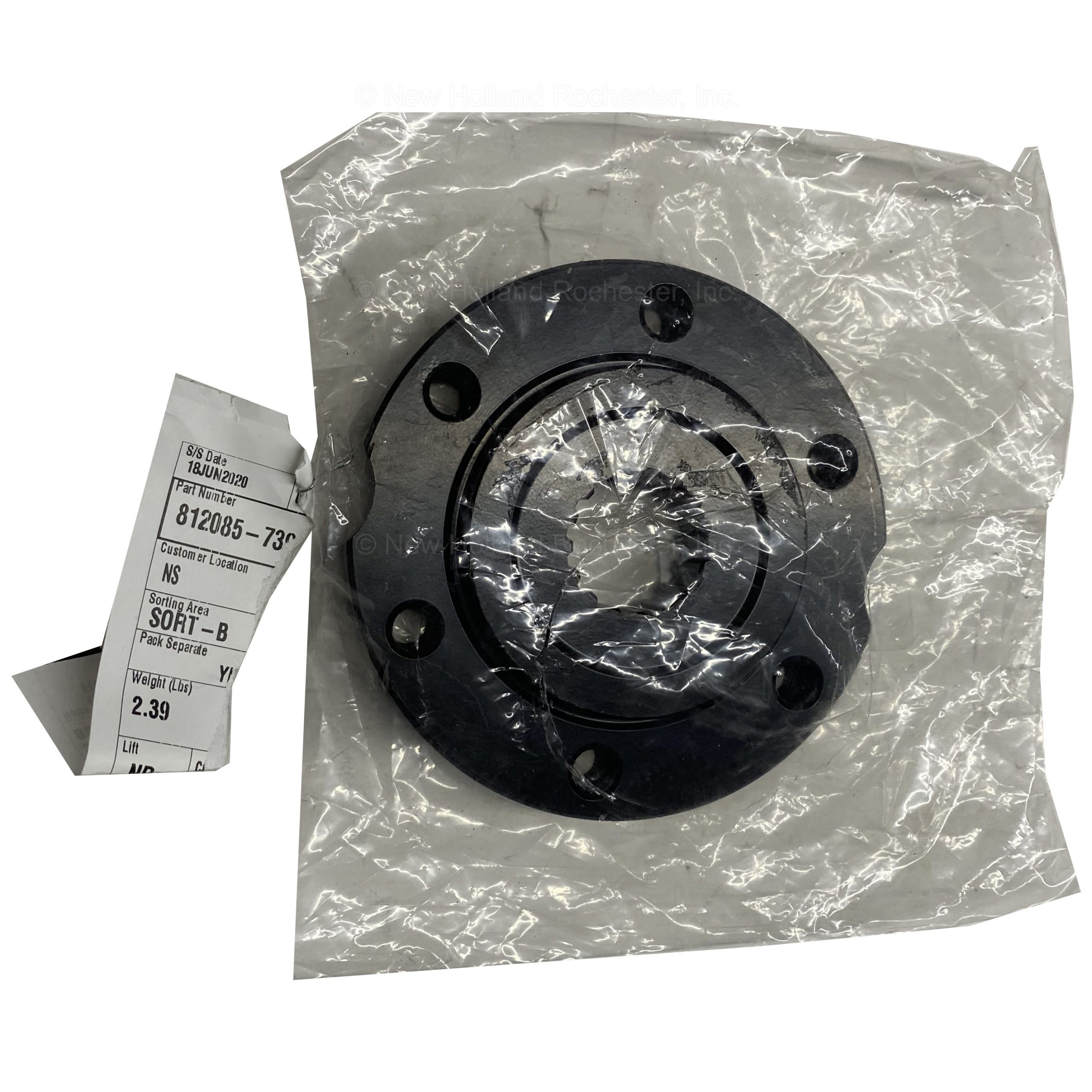 New Holland Flange Part # 812085-739X - Image 2