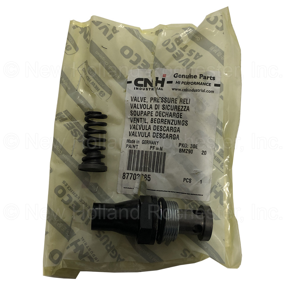 New Holland Pressure Relief Valve Part # 87702285