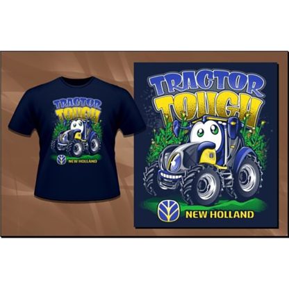 New Holland Tractor Tough T-Shirt Size 7 Part # NH06-DRK-7