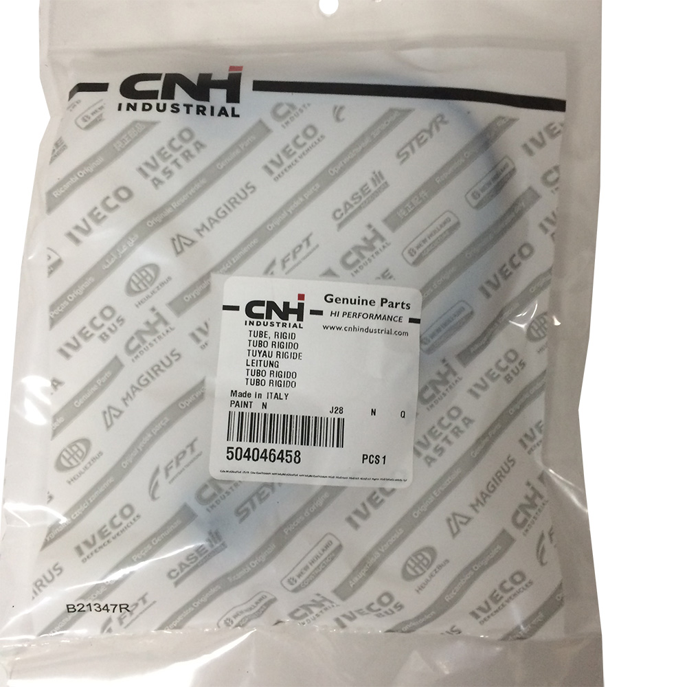 New Holland Rigid Tube Part # 504046458 - Image 2