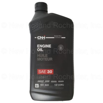 CNH Industrial 1 Qt Engine Oil SAE 30 MAT 3623 Part # 73344257