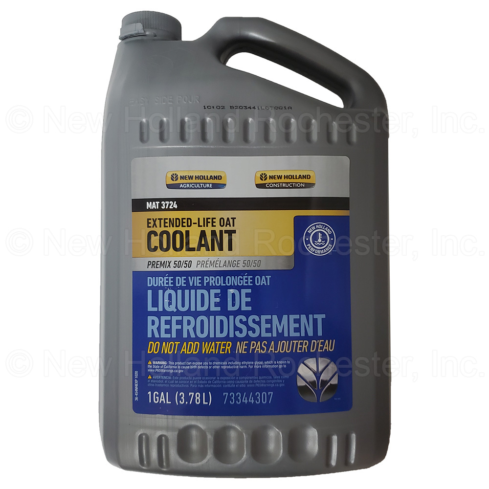 New Holland 1 Gal Extended Life OAT Coolant / Antifreeze Premix 50/50