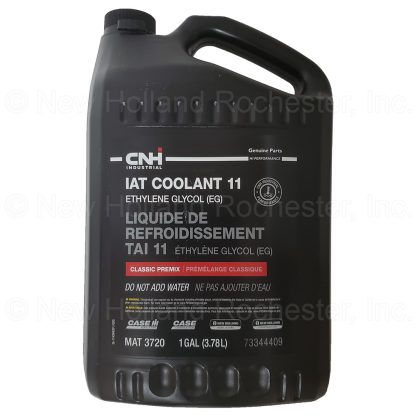 CNH Industrial 1 Gal IAT Coolant II Classic Premix Ethylene Glycol (EG) MAT 3720 Part # 73344409