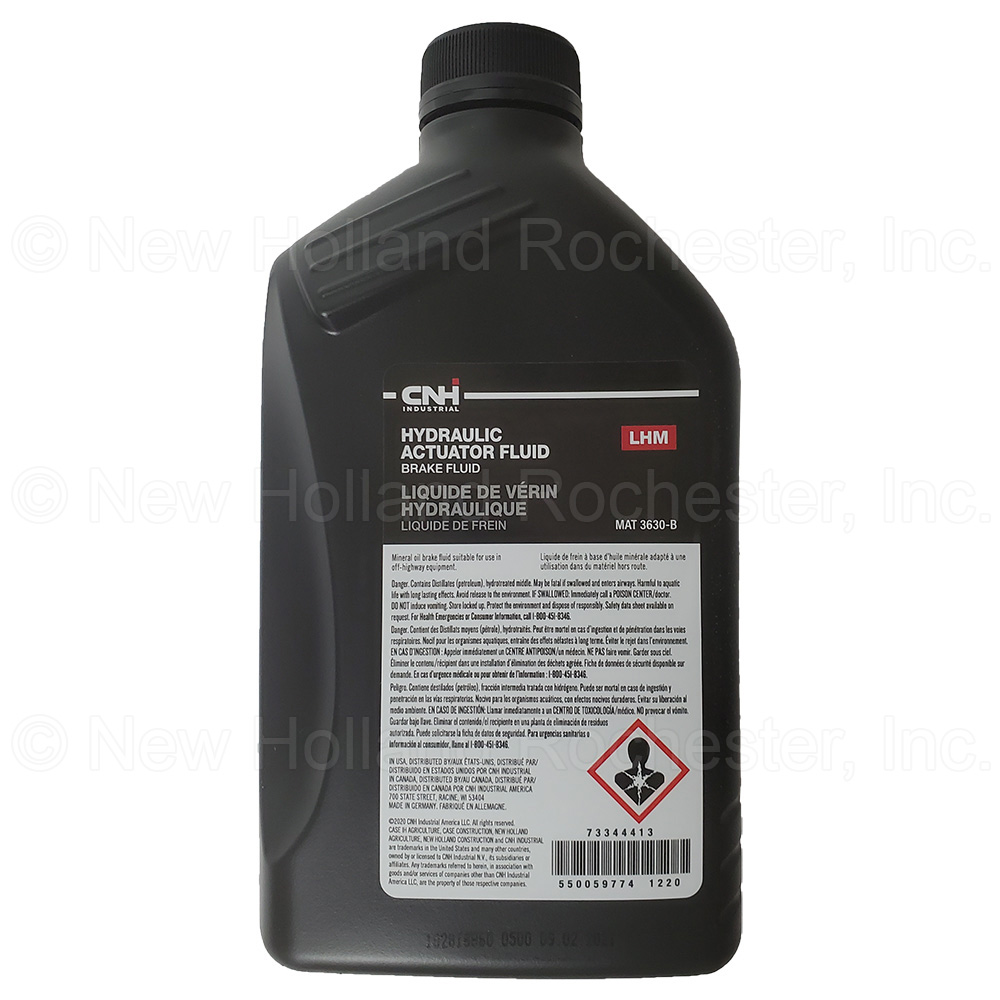 CNH Industrial 1.05 Qt Hydraulic Actuator Fluid LHM Brake Fluid MAT