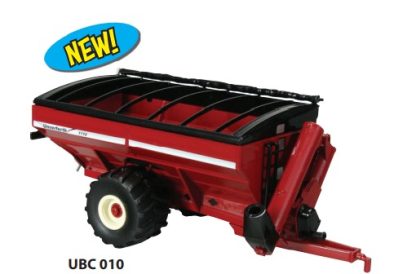 Unverferth Toy 1/64 Scale Red Grain Cart Flotation Tires Part # UBC 010