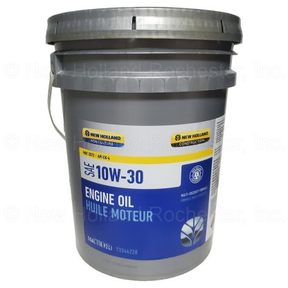 New Holland 5 Gal Engine Oil SAE 10W-30 CK-4 MAT 3572 Part # 73344220