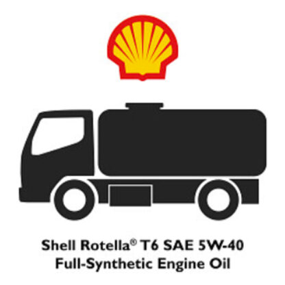 Shell Bulk (L) Engine Oil Rotella T6 SAE 5W-40 CK-4 Full-Synthetic Part # 73344368
