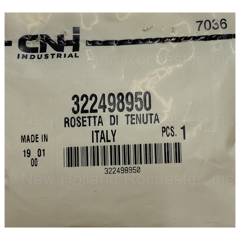 New Holland Sealing Washer Part # 322498950 - Image 2
