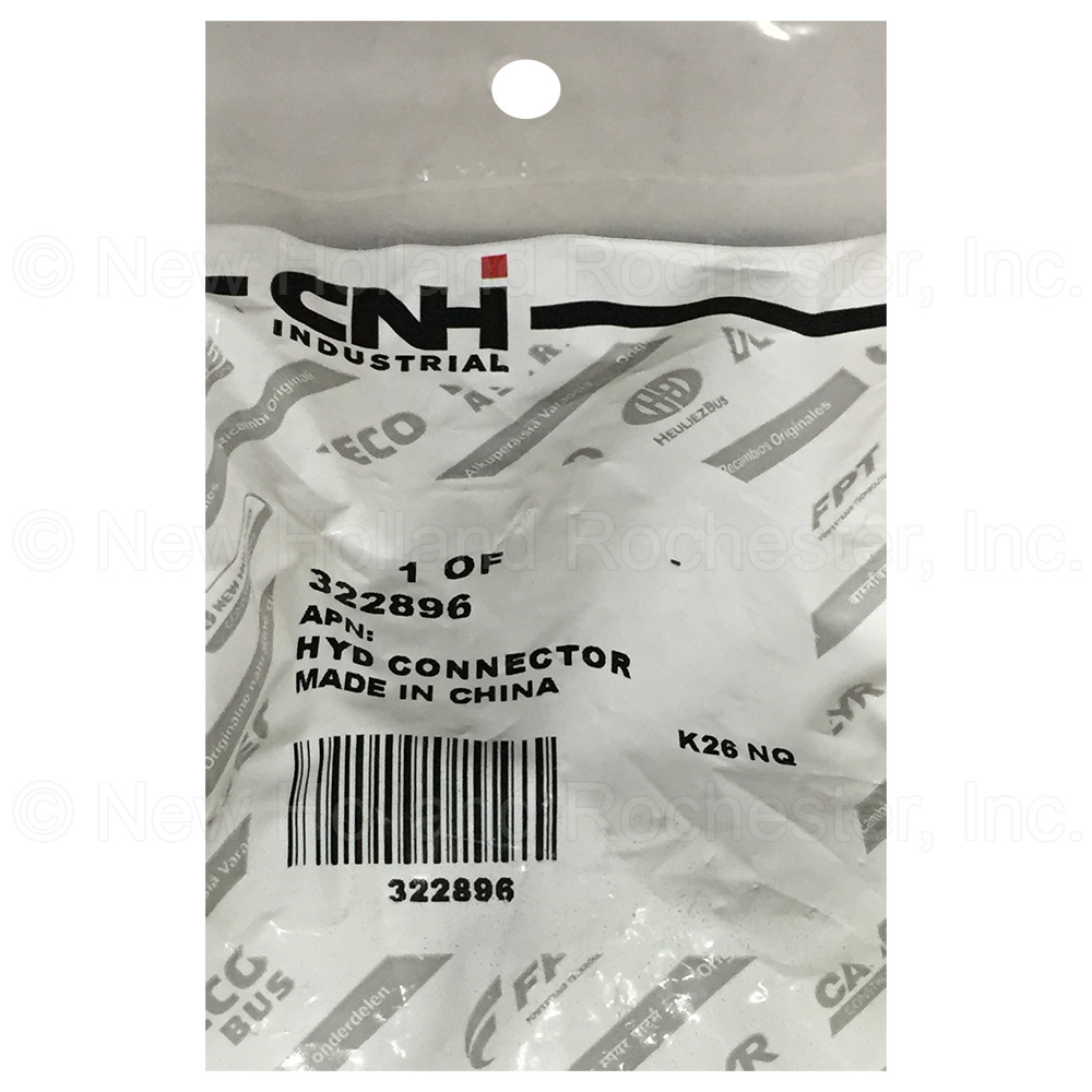New Holland Connector Part # 322896 - Image 2