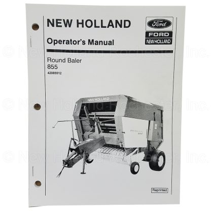 New Holland 855 Round Baler Operator Manual Part # 42085512