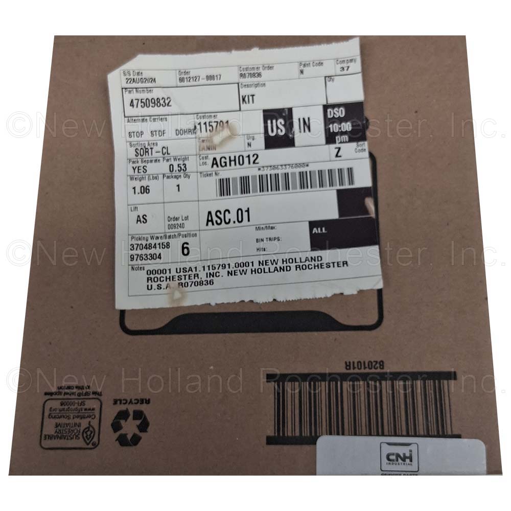 New Holland Kit Part # 47509832 - Image 2