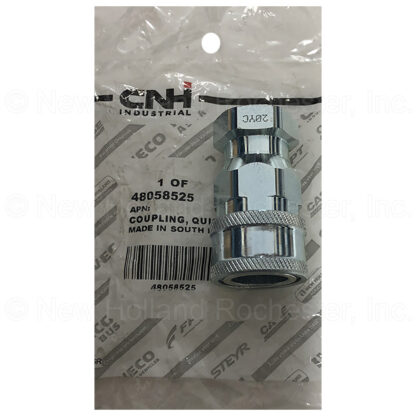 New Holland 3/8" Thread x 3/8" NPTF Female Quick Coupling Part # 48058525