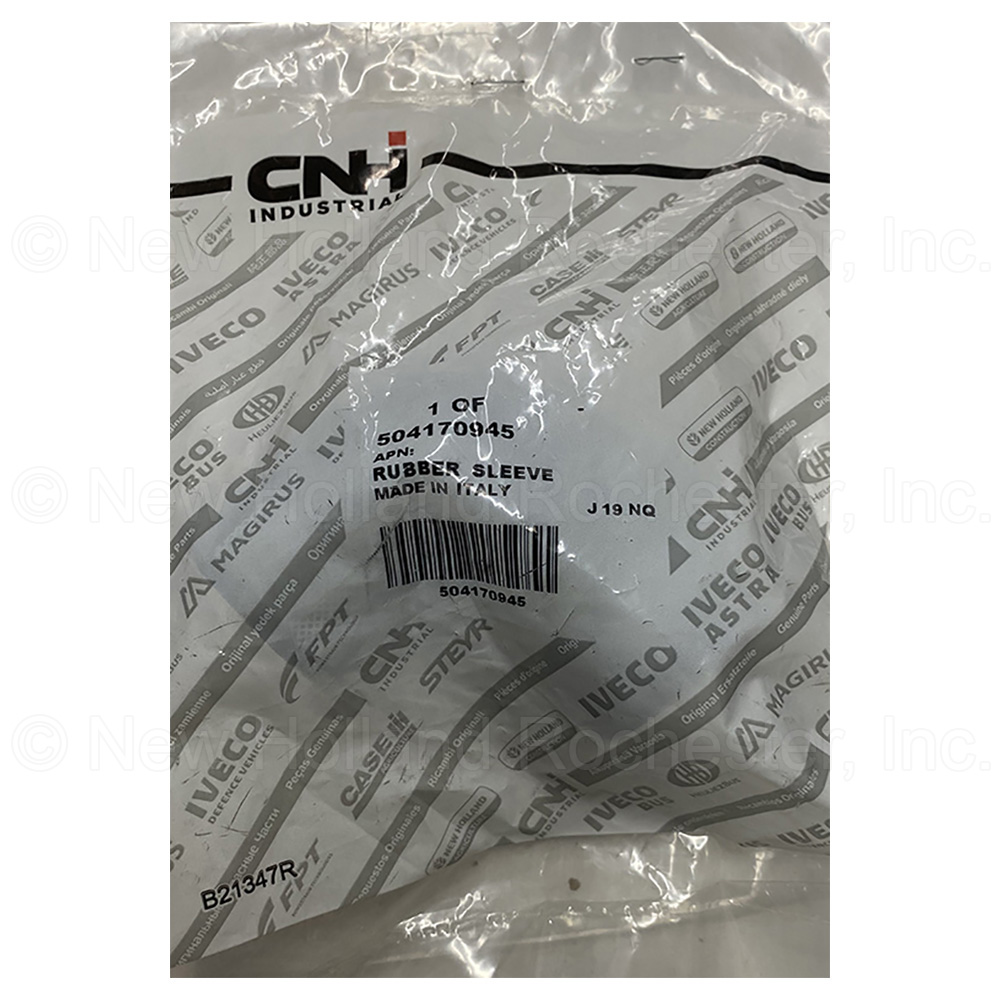 New Holland Rubber Sleeve Part # 504170945 - Image 2