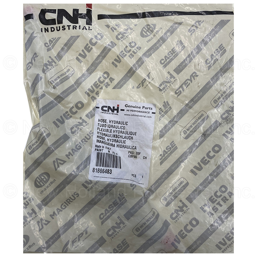 New Holland Hydraulic Hose Part 81866483 New Holland Rochester